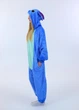 Женская кигуруми Стич на молнии пижама взрослая и подростковая My kigu синий XL 175-185 см (MK551153) - изображение 6