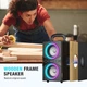 TPBEAT Bluetooth колонка, 80 Вт, мощный бас, LED, 100 дБ, стереозвук, 18 часов, TWS, для вечеринок и кемпинга - изображение 3