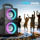 TPBEAT Bluetooth колонка, 80 Вт, мощный бас, LED, 100 дБ, стереозвук, 18 часов, TWS, для вечеринок и кемпинга - изображение 5