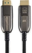 Кабель HDMI 10м черный волоконно-оптический плетеный 4K 60Гц 18 Гбит Ethernet ARC совместим с телевизором и - изображение 3