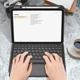 Клавиатурный чехол FINTIE для iPad 11" (2025) и iPad 10.9" (2022) с магнитной съемной немецкой QWERTZ - изображение 8
