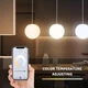 LED Светодиодная Люстра подвесной светильник FUYO регулируемая яркост RGB смена цветов управление пультом WiFi - изображение 7