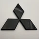 Значок Емблема Mitsubishi (MITSUBISHI) 100 мм хром 90 мм Міцубісі чорна - зображення 1