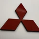 Значок Емблема Mitsubishi (MITSUBISHI) 100 мм хром 90 мм Міцубісі чорна - зображення 5
