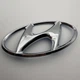 Емблема значок шильдик Hyundai Хюндай хром 115 мм 58 мм знак - зображення 1