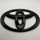 Емблема передня для Toyota RAV4 2008-/PRADO 120/Highlander на решітку 160 мм 108 мм чорна тойота - зображення 3