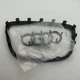 Накладка кермо Audi-ауди Емблема рамка airbag у подушку безпеки 112 мм 66 мм чорна (ауді) 16 пінів ВСТАВКА - зображення 3
