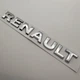 Напис Renault (Рено) на кузов шильдик табличка метал 160 мм 20 мм емблема на багажник хром - зображення 5
