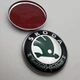 Накладка на руль подушку безопасности (шкода) Skoda 43 мм металл зеленая наклейка вставка на старый знак - изображение 4