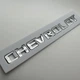 Знак шильдик емблема табличка задня для Chevrolet на багажник 195 мм 20 мм шевроле хром - зображення 3