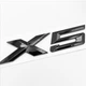 Емблема (наклейка, шильдик, логотип, літери) кришки багажника X5 BMW (БМВ) Чорний глянець табличка 180 мм 30 мм - зображення 4