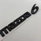 Шильдик емблема Mazda Мазда 6 185 мм напис на кришку багажника чорна табличка - зображення 5