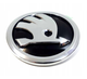 Эмблема знак Skoda (Шкода) 89 мм значок new Octavia Tour, A5,Fabia,Rapid, Superb 5JA8536872ZZ - изображение 2