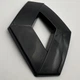 Емблема логотип Renault, 120 мм 96 мм (чорна глянець) рено знак - зображення 1