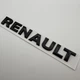 Надпись Renault (Рено) на кузов шильдик табличка металл 160 мм 20 мм эмблема на багажник черный - изображение 5