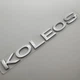 Напис Renault (Рено) колос на кузов шильдик табличка 190 мм 20 мм емблема хром KOLEOS - зображення 1