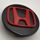 Колпачок для дисков Honda 08W17-SEA-6M00 69 мм 64 мм черный с красным .логотипом заглушка хонда - изображение 4