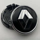Колпачки на диски Renault 57 мм 50 mm рено 403152085R 403150709R черные с хром - изображение 4