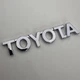 Знак эмблема (тойота) TOYOTA 120 мм 20 мм шильдик табличка хром шильдик - изображение 4