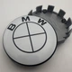 Ковпачок на диски BMW (БМВ) 68 мм 65 мм 36136783536 заглушка в диск білі - зображення 1