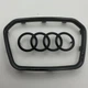 Накладка в руль Audi (ауди) Эмблема рамка airbag в подушку безопасности черная 90 мм 56 мм Q5 Q7 Q3 Q2 вствка - изображение 4