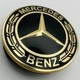 Колпачок на диски Mercedes Benz 75 мм 70 мм A1704000025 черный с золотом мерседес заглушка - изображение 2