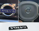 Шильдик табличка Volvo наклейка металлическая вольво черная 46 мм 10 мм на знак руль - изображение 3