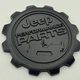 Шильдик эмблема табличка металлическая ДЖИП JEEP черная Performance Parts 67 мм - изображение 1