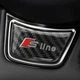 Накладка на руль для Audi Sline S3 A7 A1 A5 A4 A3 B7 Q7 TTA6 Q5 B8 Q3 80 R8 A8 C7 B5 Q2 табличка ауди - изображение 1