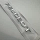 Наклейка шильдик эмблема 190 мм 25 мм логотипом Peugeot пежо надпись (хром, глянец) - изображение 7