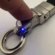 Брелок брутальный для ключей тигр лед фонарик LED голова тигра мужской кожа - изображение 8