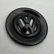 Наклейка на руль подушку безопасности VW Volkswagen Фольксваген черный глянец знак 3D Passat B6 Golf 4, Polo - изображение 3