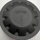 Центральная заглушка Тесла диск колпачок Tesla 1188236-00-A черный матовый 150 мм тарелка колпак - изображение 6