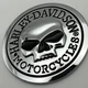 Металлический шильдик эмблема ЧЕРЕП Харли Дэвидсон Harley Davidson 65 мм Motorcycles - изображение 2