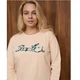 Пижама женская с штанами молочная 5XL в клеточку 19408 - изображение 3