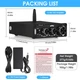 Цифровой аудиоусилитель Douk Audio NS-15G Mini TPA3116 HiFi Bluetooth 5.0 класса D стерео, мощность 100 Вт*2 для акустических систем Black (DZ036) - изображение 9