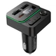 АЗП з FM-модулятором BOROFONE BC60 Hero 35W(1A1C) car BT FM transmitter Black - изображение 4