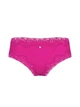 Женские трусики Victoria's Secret (255223784414) Cotton Shadow Stripe Lace-Waist Cheeky XL розовые - изображение 3