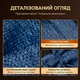 Подарункові мішечки з мішковини LOSSO 10см*14см (набір 5 шт), сині - зображення 4