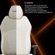 Крісло для геймерів GamePro GC760LG Fabric Light Gray - зображення 11