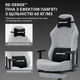 Крісло для геймерів Anda Seat Luna Pro Size L Gray Fabric (AD18T-44-G-F) - зображення 12