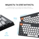 Клавиатура беспроводная OfficePro SK985BO Bluetooth Black/White - изображение 10