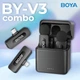 Мікрофон BOYA BY-V3 combo Type-C/Lightning Black - зображення 7