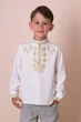 Вишиванка для хлопчика Mevis 5566 02 92 см молочний - зображення 2