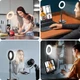 Кольцо настольное освещение с телескопической подставкой hello light - изображение 4