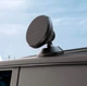 Автомобільний утримувач телефону магнітний hoco 360 градусів на чорний панель - зображення 4