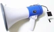 Потужний рупор UKC MEGAPHONE 50W Гучномовець із записом, регулюванням гучності, сиреною, USB вхід, microSD - зображення 3