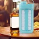 Форма для льда YTech ICE-17 кубиков, лоток-бутылка силиконовая для заморозки воды Синий - изображение 6