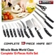 Набор ножей кухонных профессиональный MiracleBlade Knife Set 13in1 PRO, нержавеющая сталь, с ножницами - изображение 2