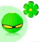 Мяч-запускалка складной PHLAT BALL плоский мяч трансформер шар-летающая тарелка фрисби шар - изображение 1